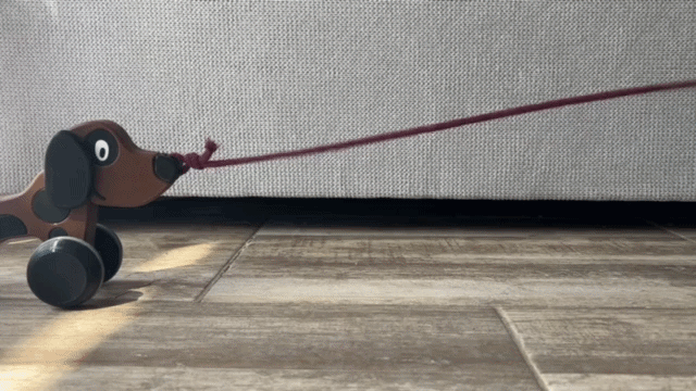 Wiggly Dog Pull Toy for Kids — thumbnail 2