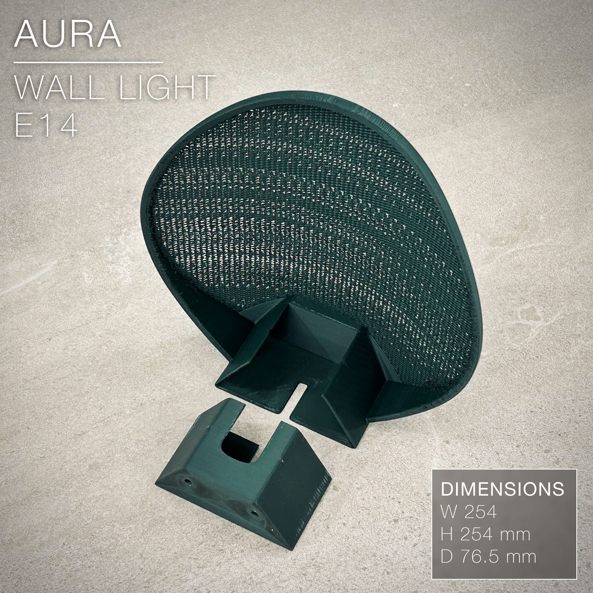 AURA | wall light E14 by Charles Regaud | Printables Store