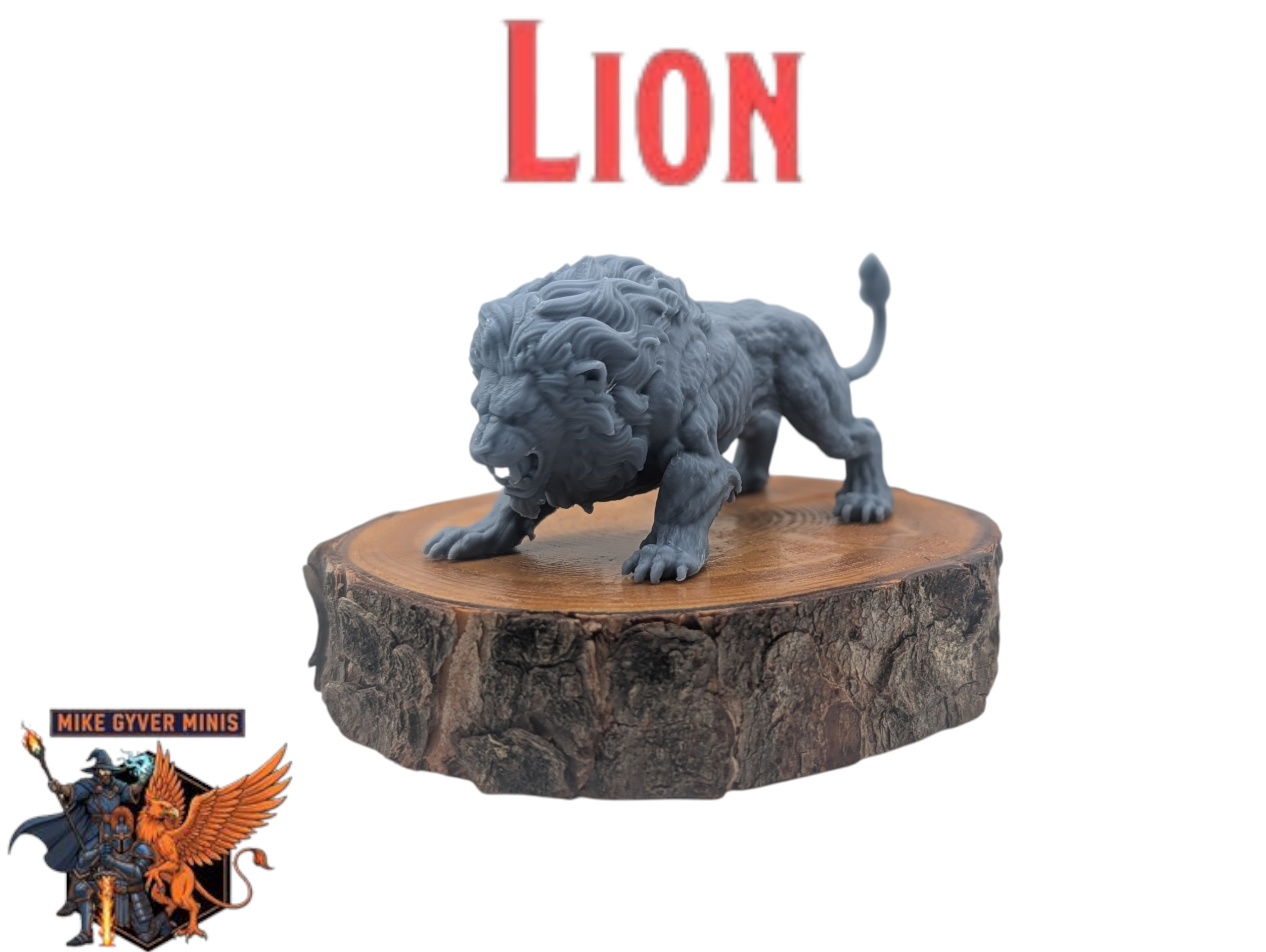 Lion - MGM Print-Ready Mini