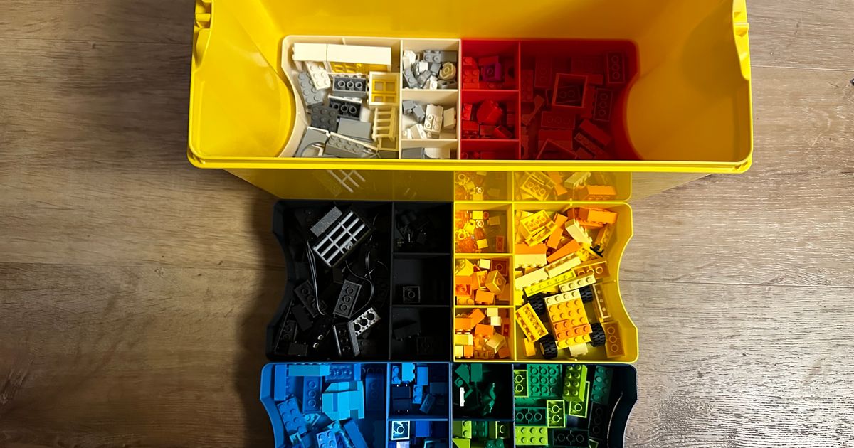 LEGO organizer Box by IOPrint | Download free STL model | Printables.com