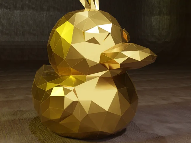 Low poly Psyduck Enton Pokemon