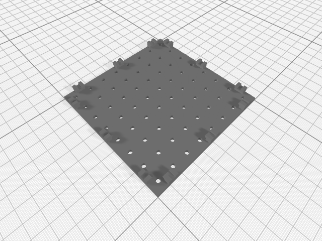 Pegboard Panels by Asraff Amzani | Download free STL model | Printables.com