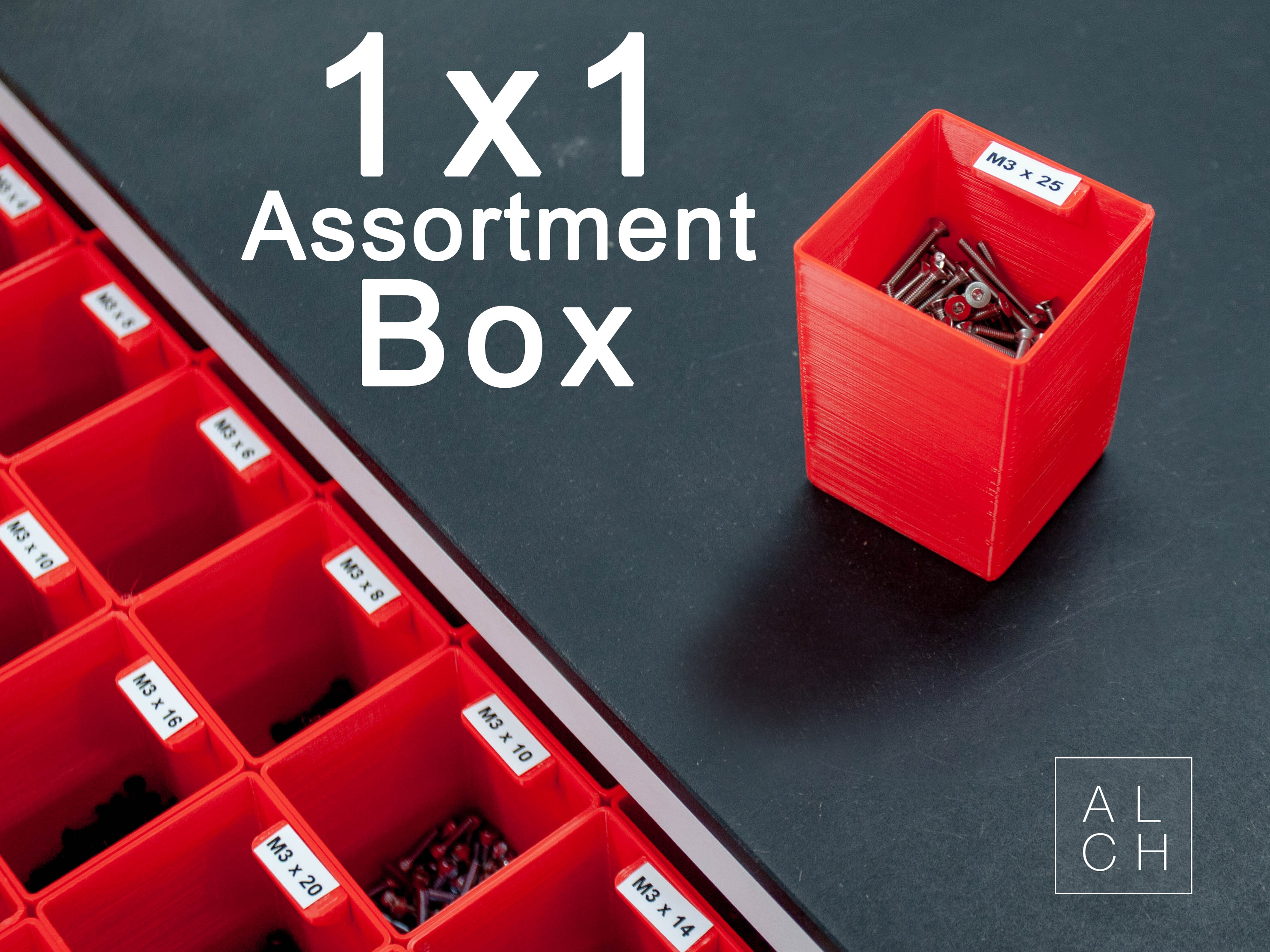 Miniatura 3 do modelo 3D Assortment system box 1x1