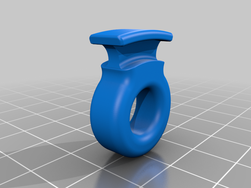 Miniatura 4 do modelo 3D Flexi Dog Leash Ring Attachment