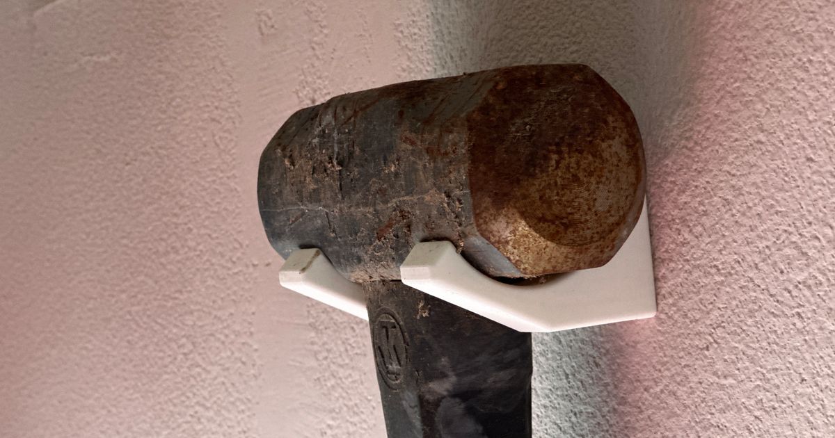 Sledgehammer Hanger. Hammer mount. by Snail Download free STL model