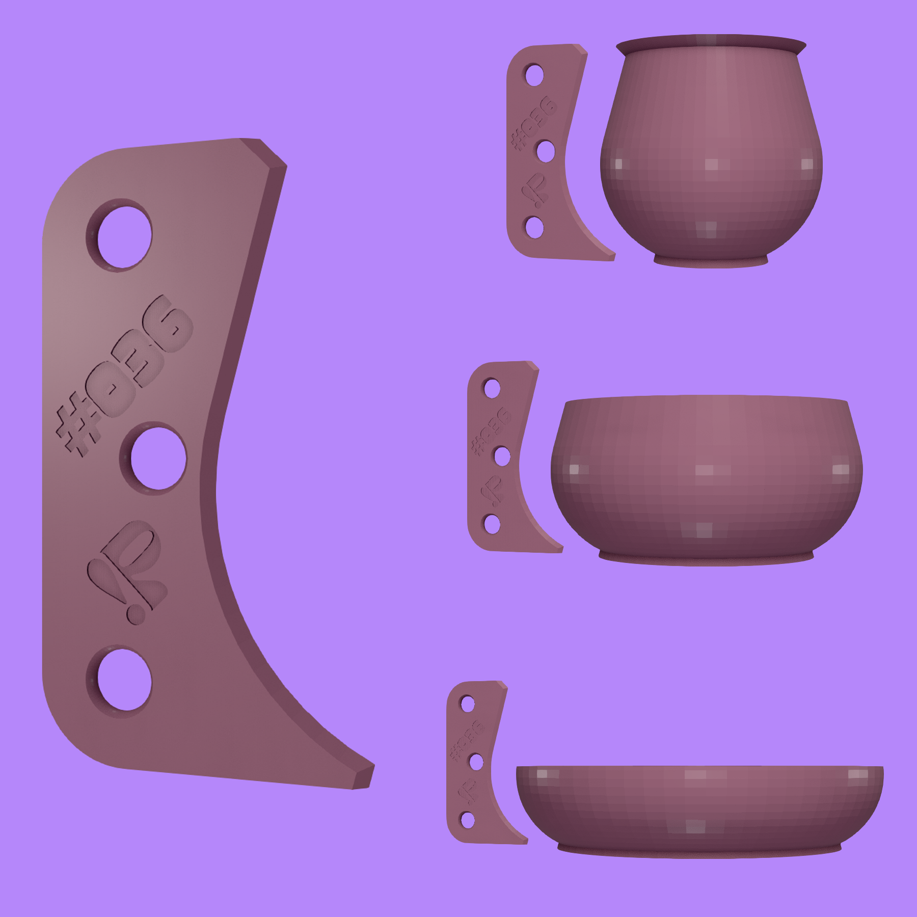 Pottery rib tool #036