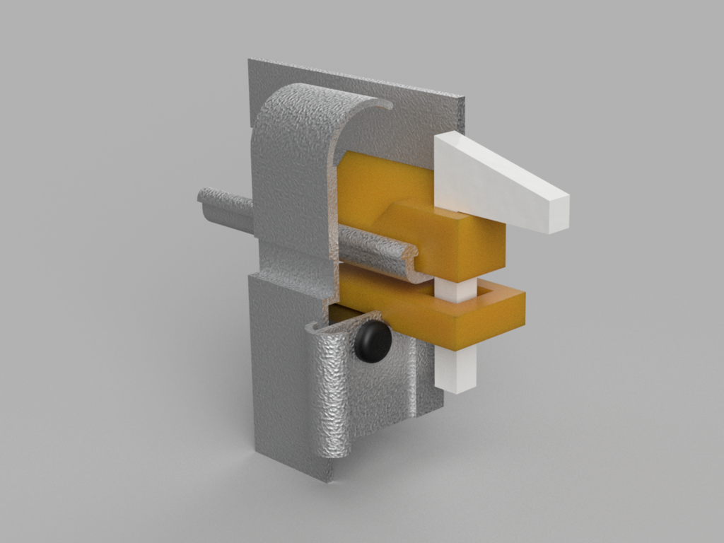 Juliana Greenhouse Door Lock by Hairing Download free STL model