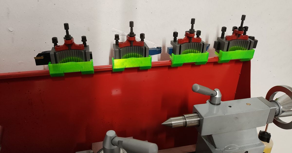 Lathe Multifix Ab Tool Holder Mount by Korkzapfen Download free STL model