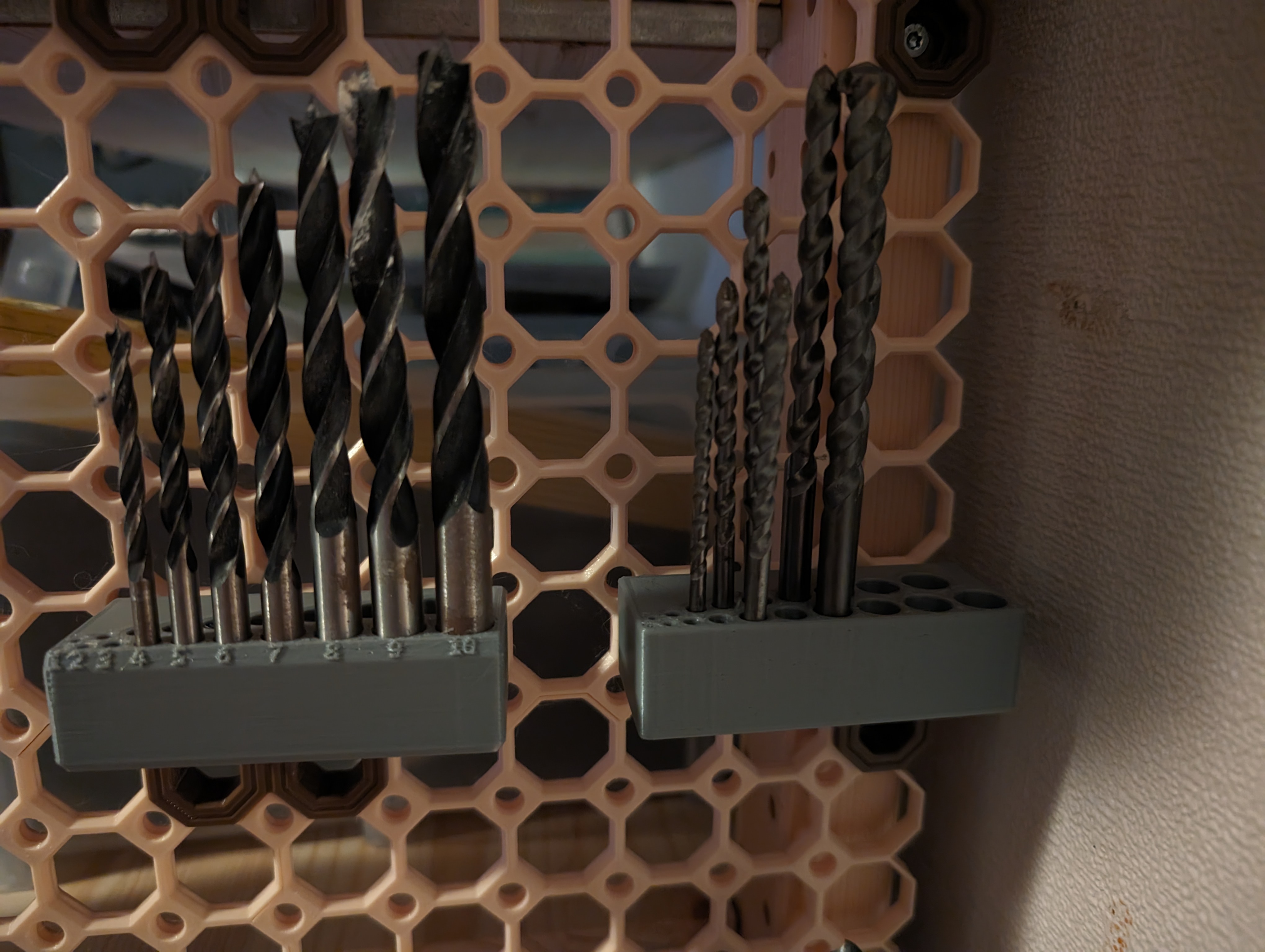 Drill bit holders for Multiboard, 1-10mm