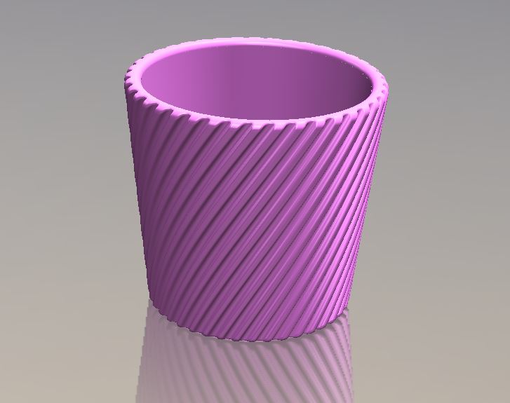 Decorative plant pot by sd 3d download free stl model printables
