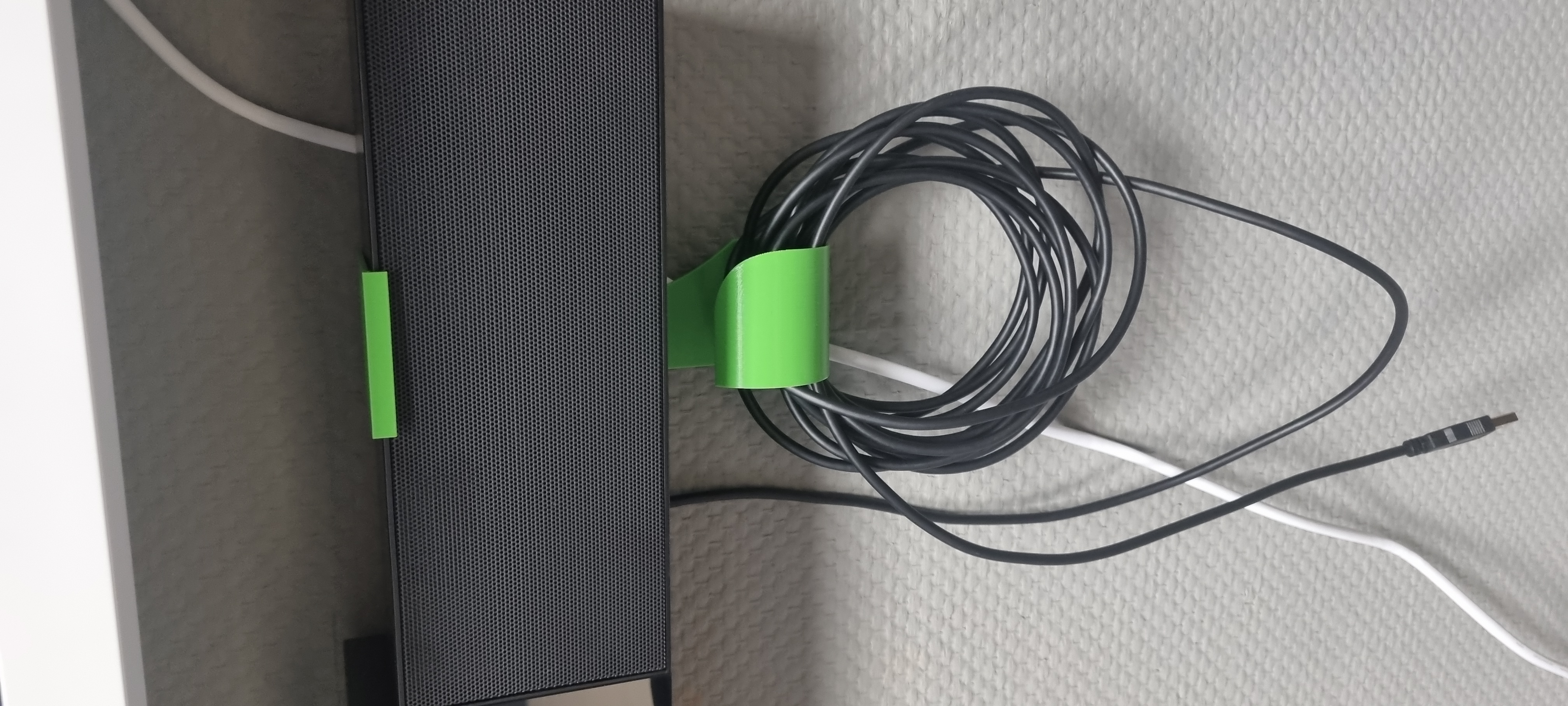 Cabel clip for Poly Studio USB video bar