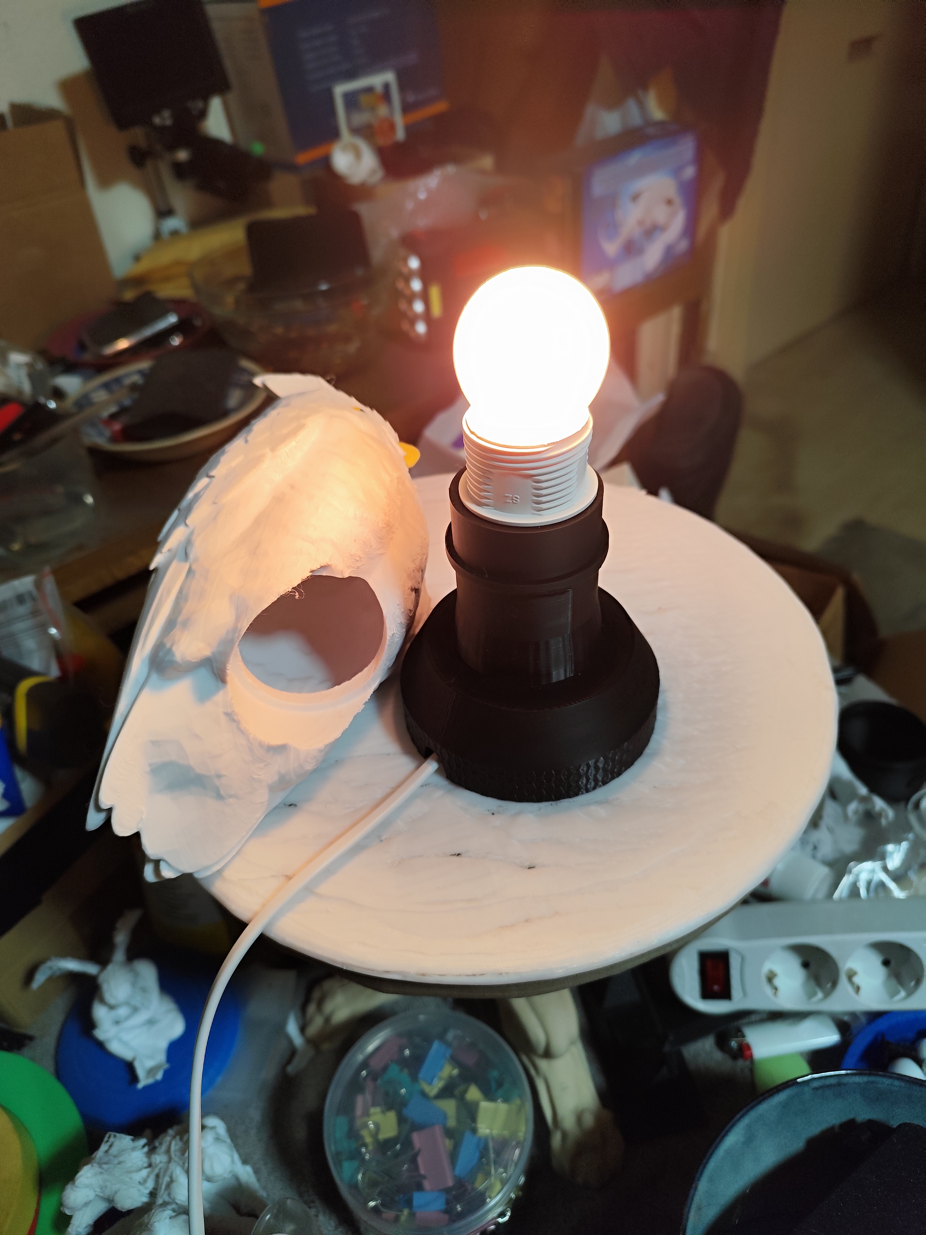 nice owl bedside lamp — miniatura 11