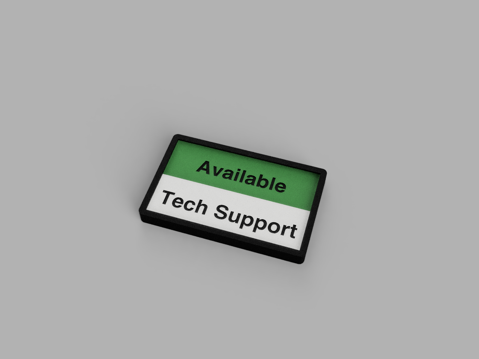 Sliding Availability Sign