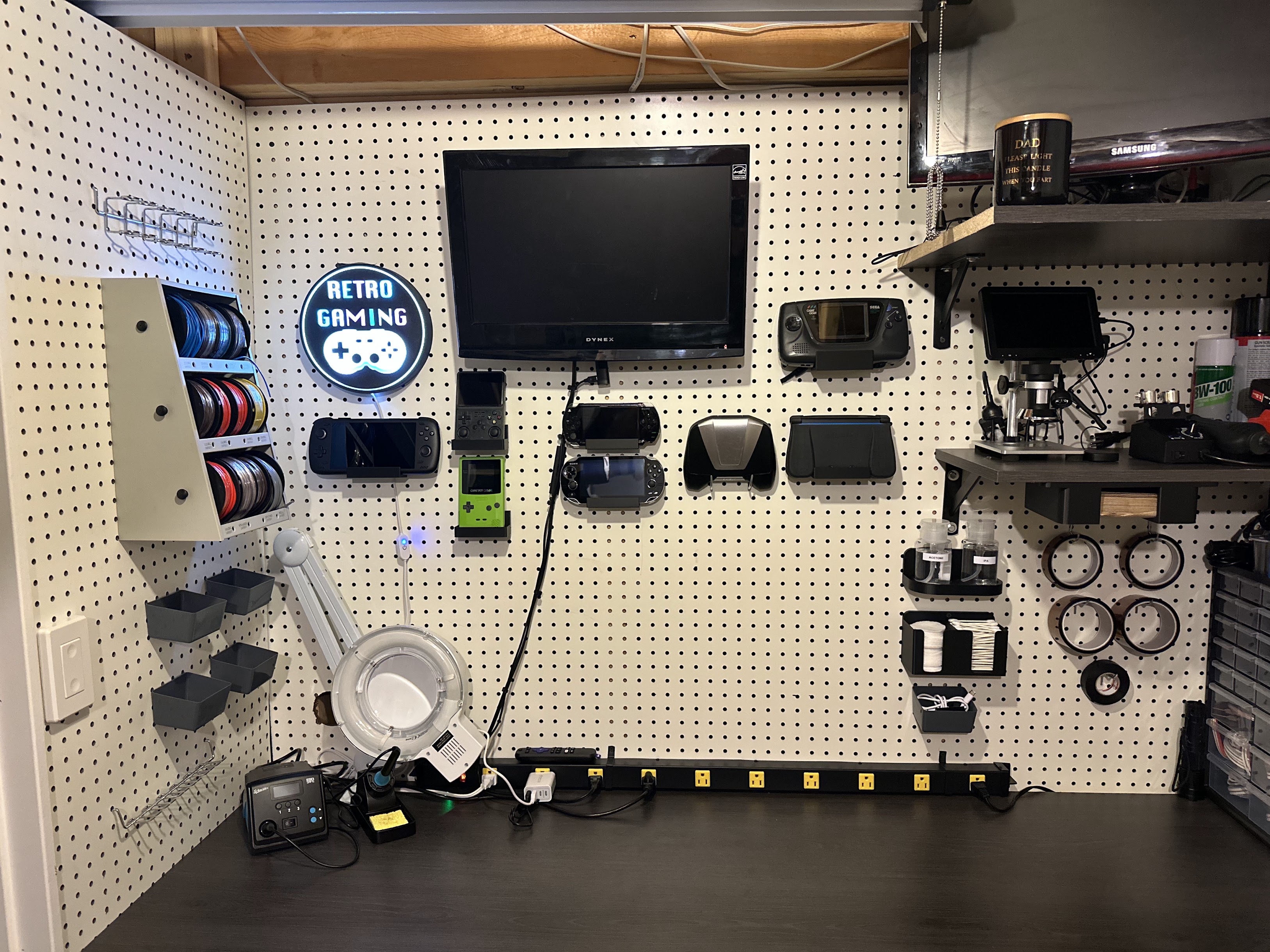 Peg Board Holders
