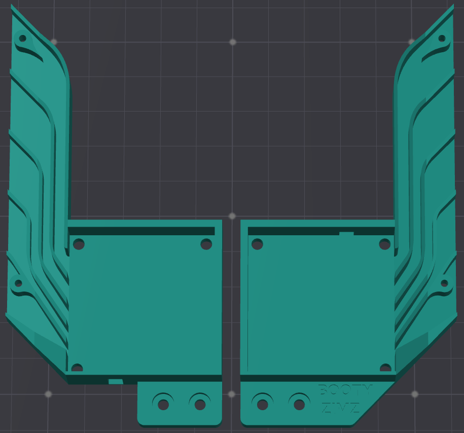 Booty's Minimalist Bed Creality Fan K1 Max Remix