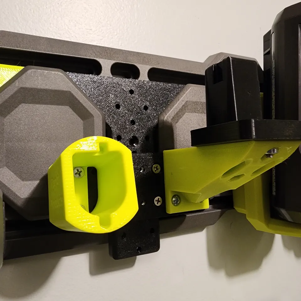 Ryobi 18V 4V USB Tool Battery Combo Holder for Ryobi Link Storage Rails ...