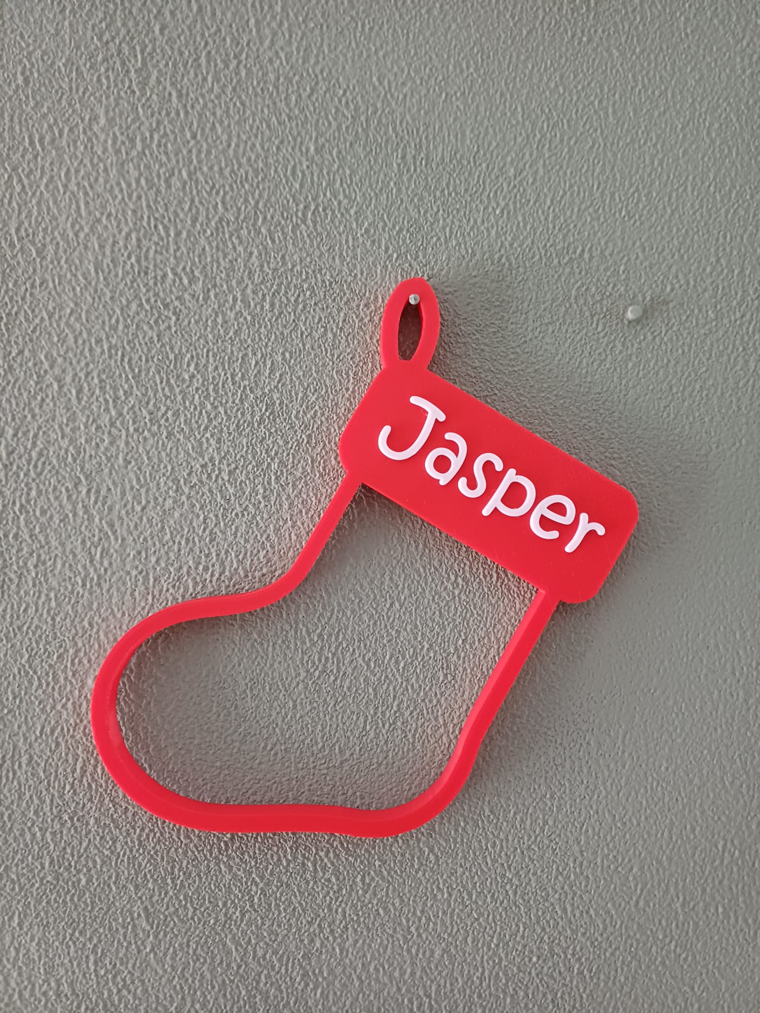 Customizable Christmas Stocking Ornament — miniatura 2