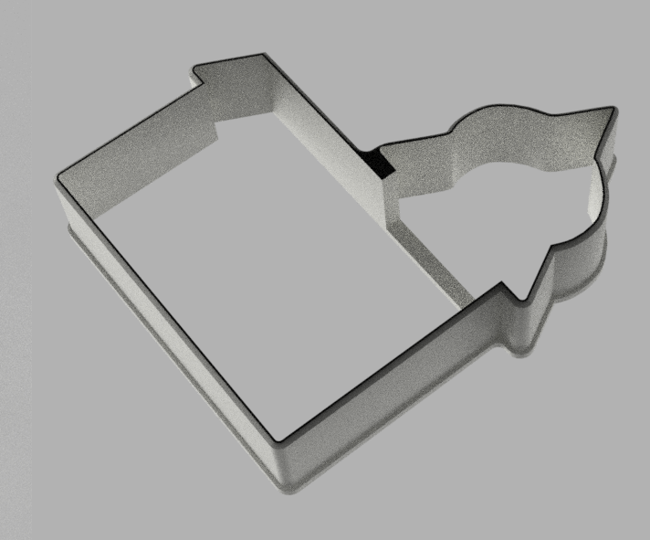 Church/castle shape cookie cutter