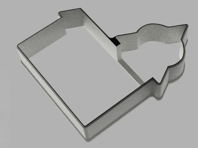 Church/castle shape cookie cutter
