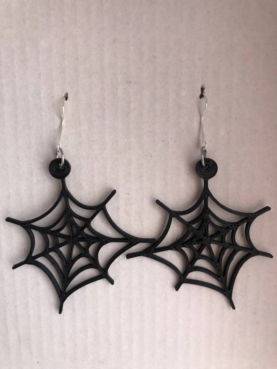 Earring pendant spiderweb aro keychain