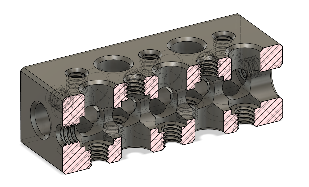 Threaded Tram Block
