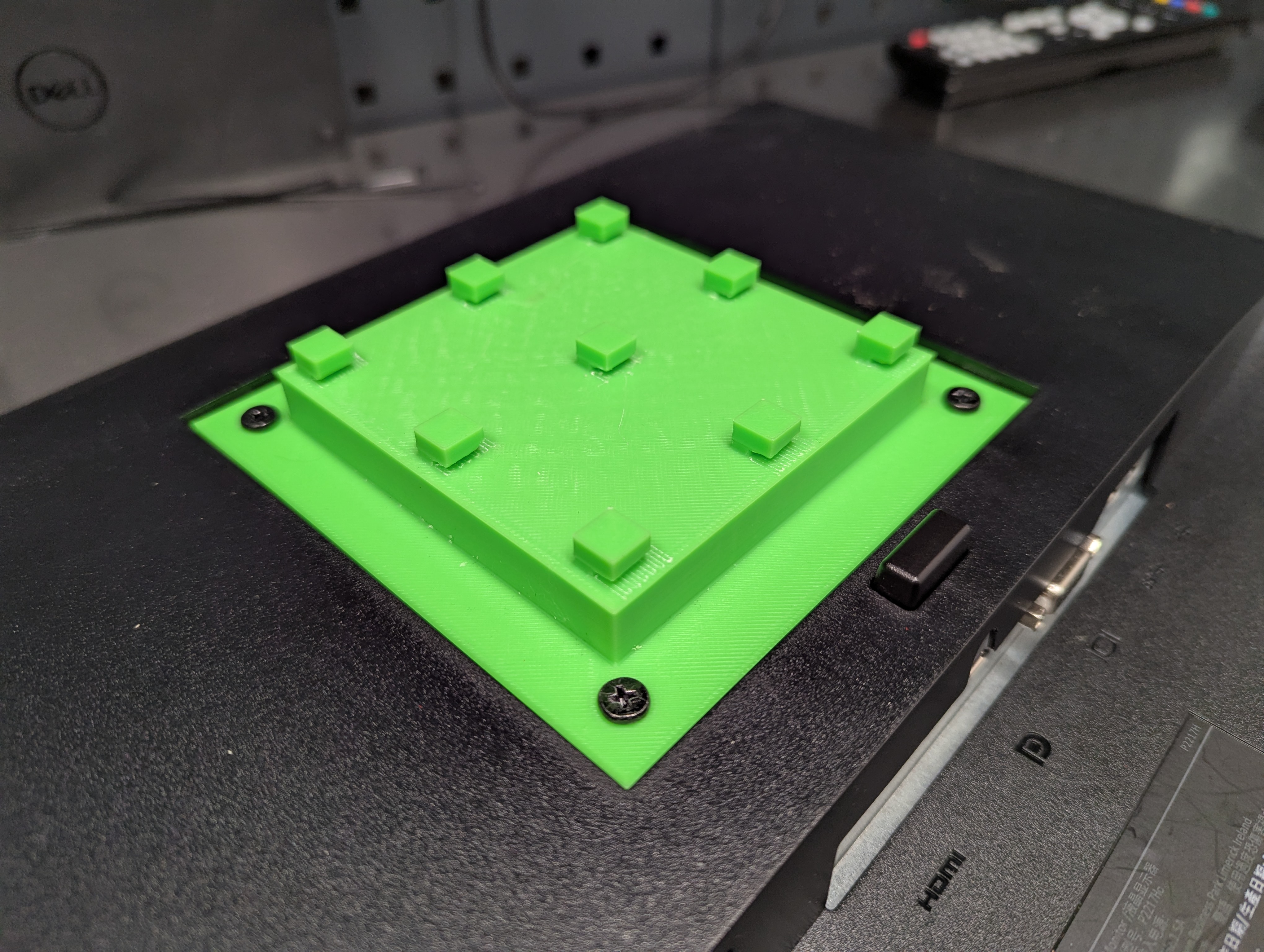 Square Pegboard VESA 100 Mount