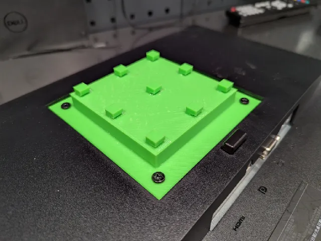 Square Pegboard VESA 100 Mount