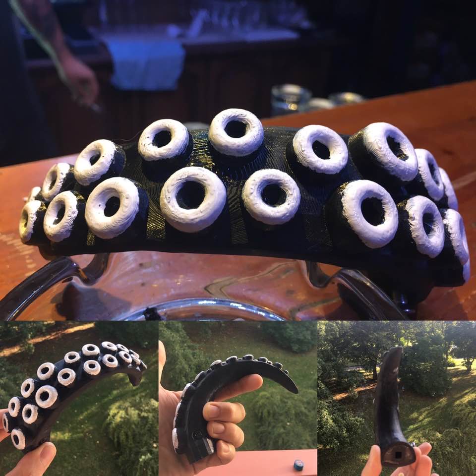 Kraken/Octopus design doorhandle