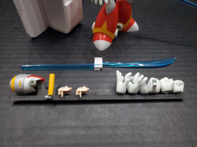 Life Bar (32 pips) Parts Storage and Display for Kotobukiya Rockman Zero Models (Ver 1.0) — miniatura 5
