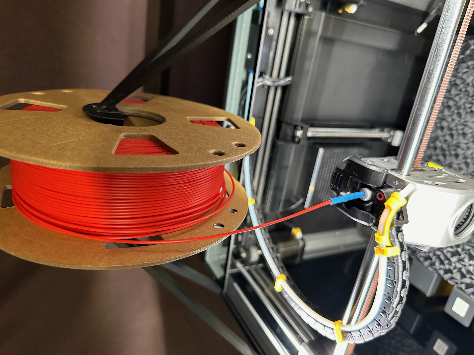 K1 Max Sliding Glass Lid Top Mounted Spool Holder von SHaDoW6 ...