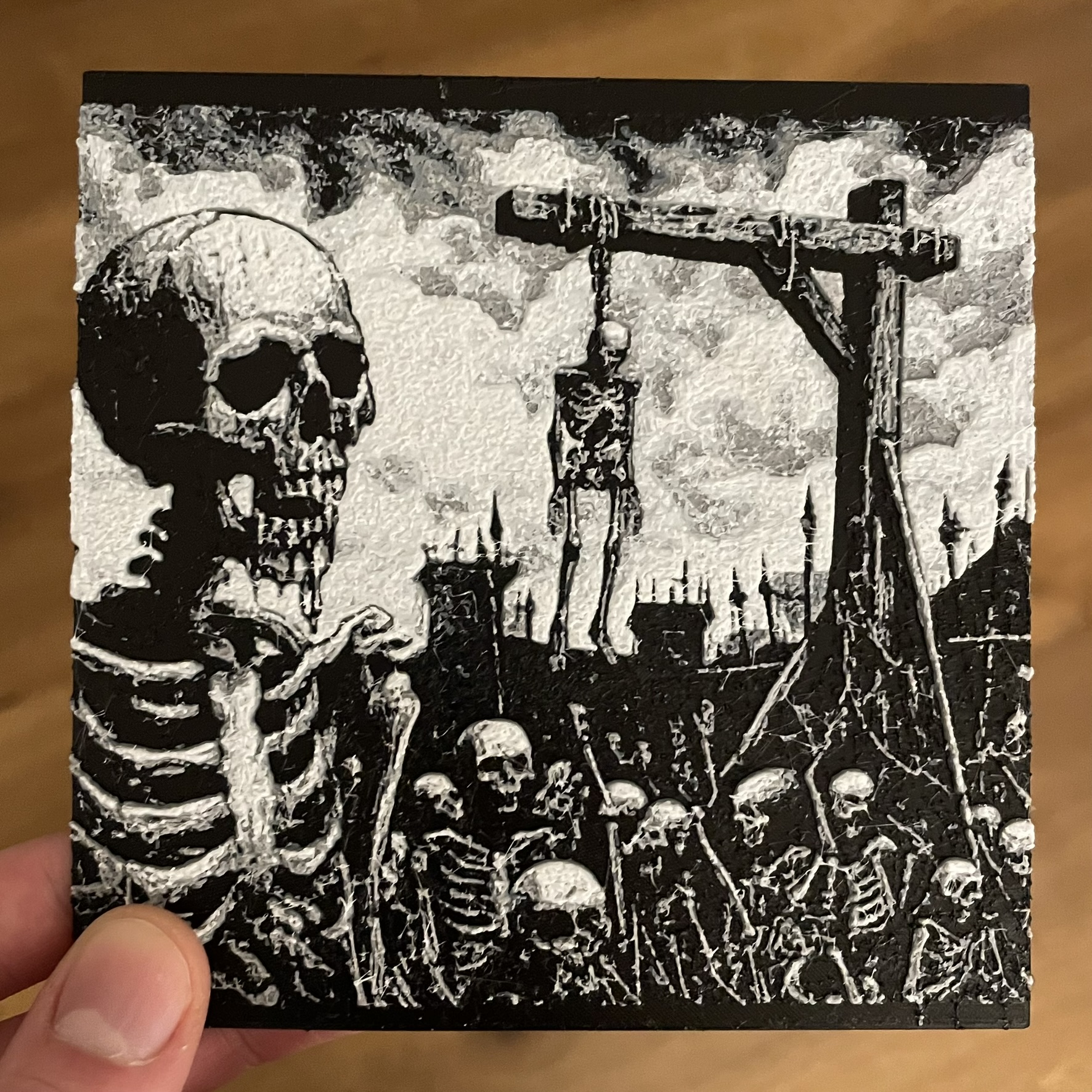 Hueforge - Hanging Skeleton