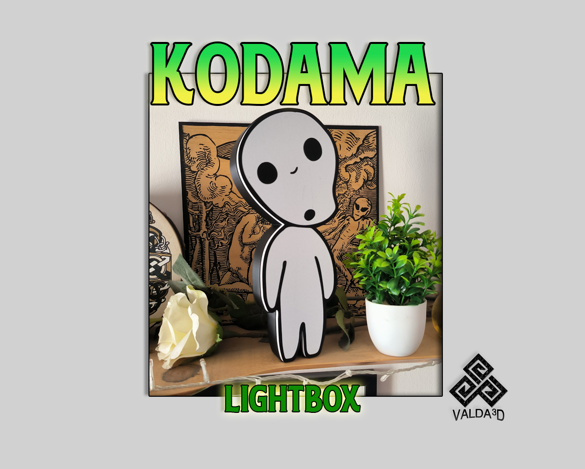 Kodama Lightbox - Led Lamp Studio Ghibli
