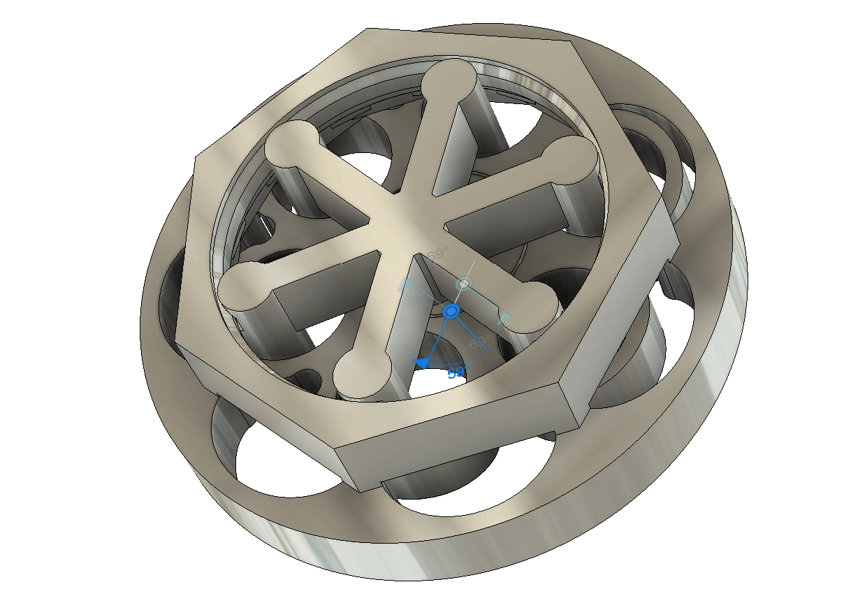 Print in place cycloid gearbox fidget