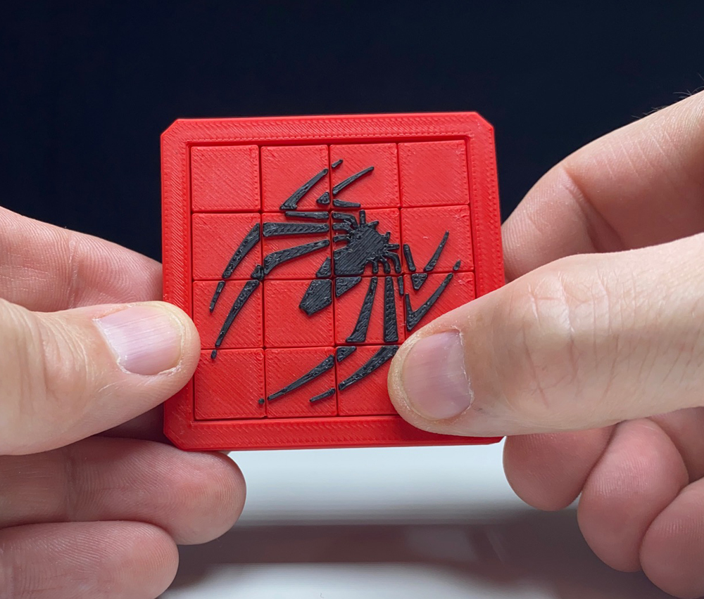 SPIDERMAN Sliding-Puzzle Print-In-Place (Schiebepuzzle)