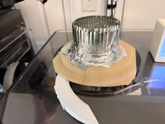 4 Inch Starting Collar Base for an Enclosed 3D Printer