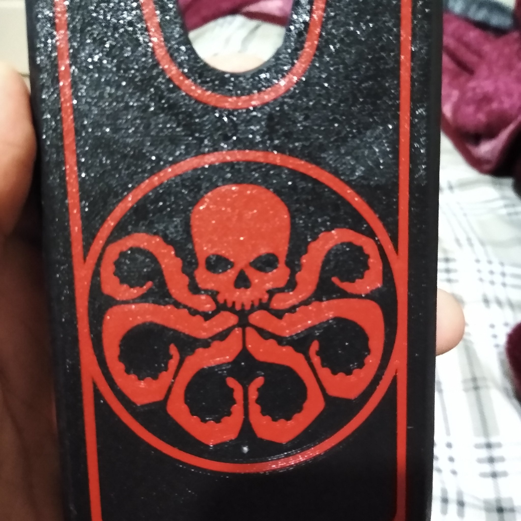 (Marvel) hydra inspired phone case for moto G7 power (Does not fit other g7)