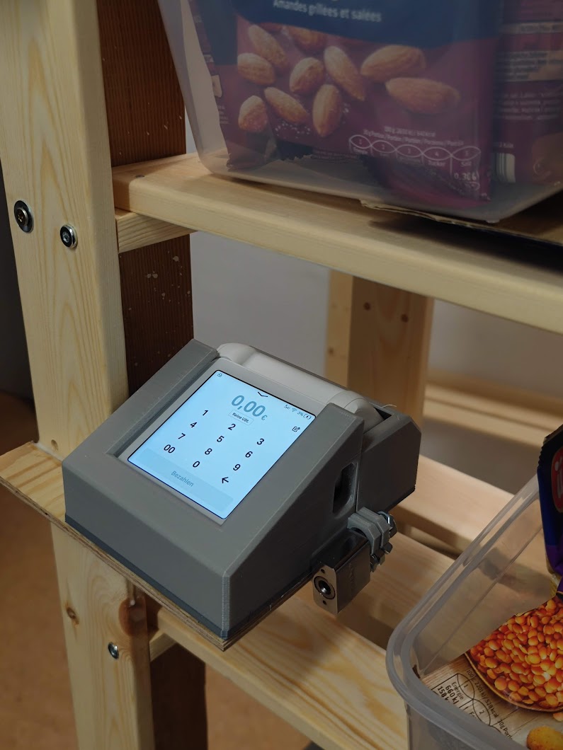 case for sumup solo printer (screw down & lockable) by ideenwerk.me