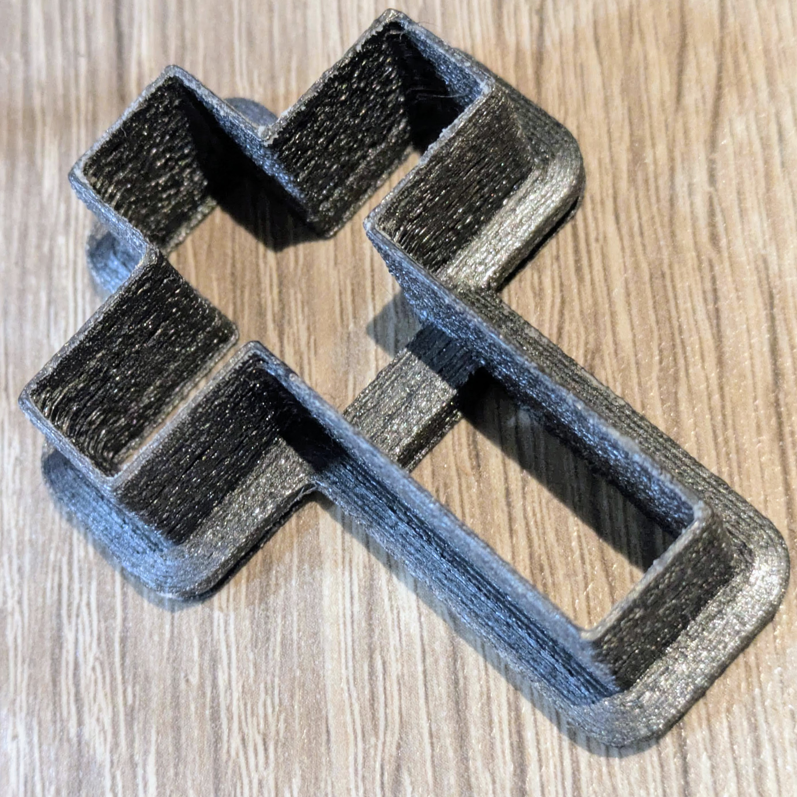Simple Cross Cookie Cutter / Ausstechform Kreuz