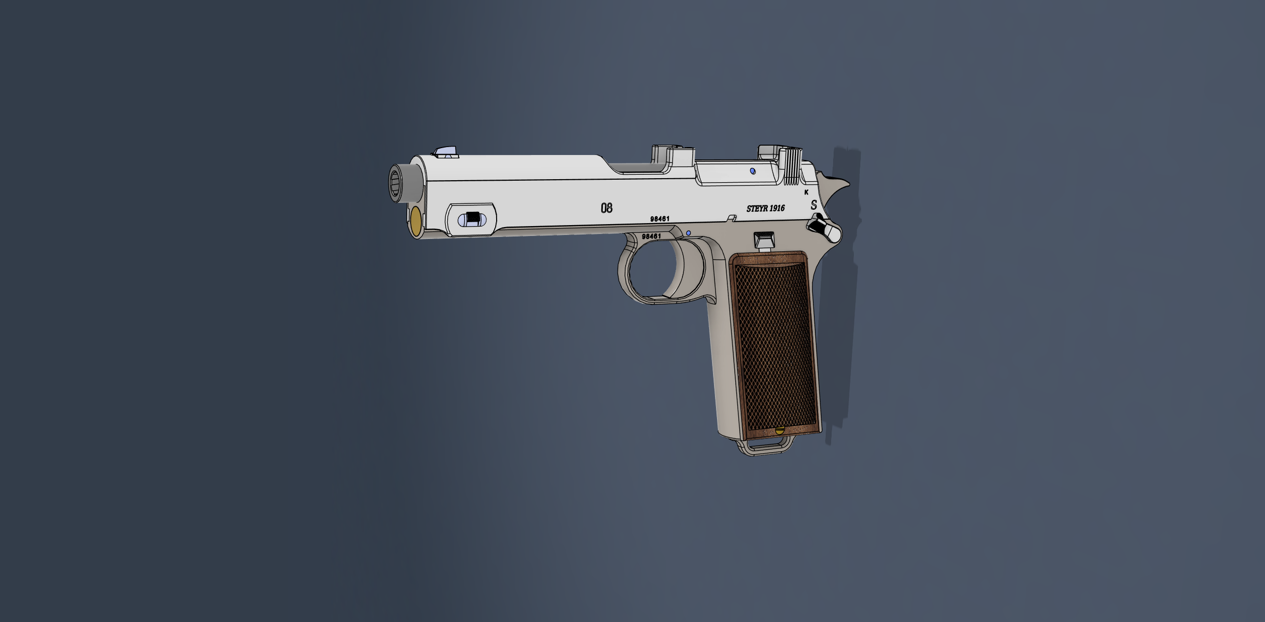 Steyr-Hahn 1912 handgun