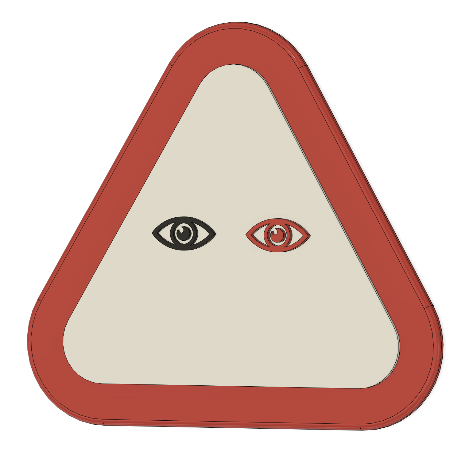 Warning Sign - Heterochromia (no MMU required & parametric)