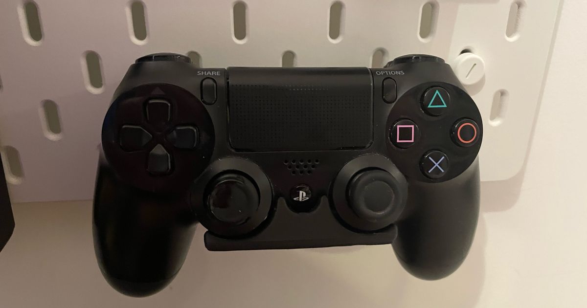 Skadis PS4 Controller Mount Ultimount connector by Tigersmash ...