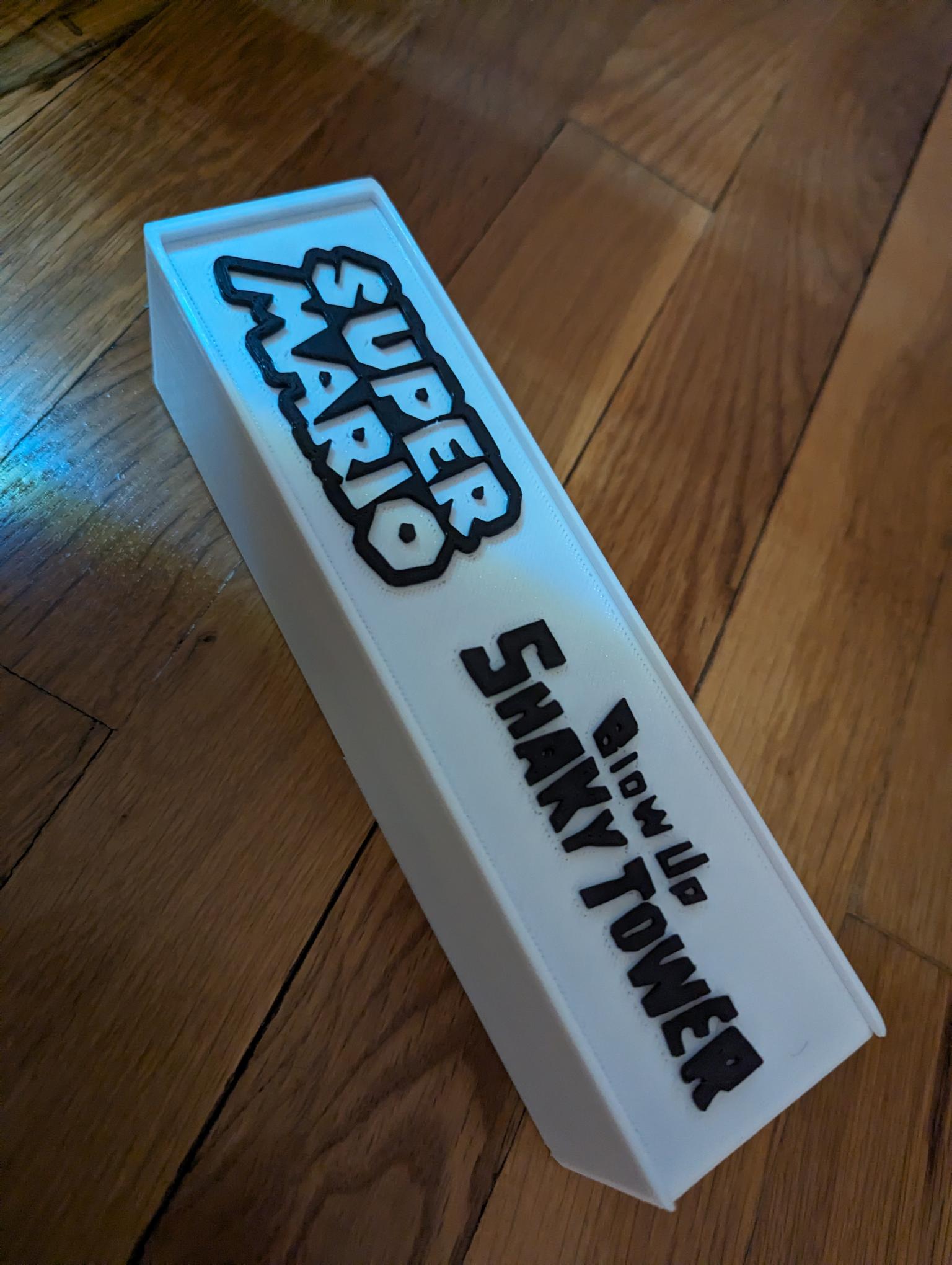 Mario Shaker Tower: Toy Storage Box