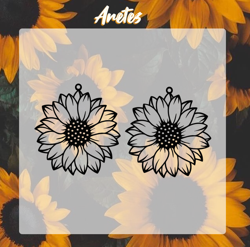 ARETES GIRASOL