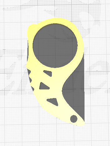 Keyrambit Keychain for 6802 bearing