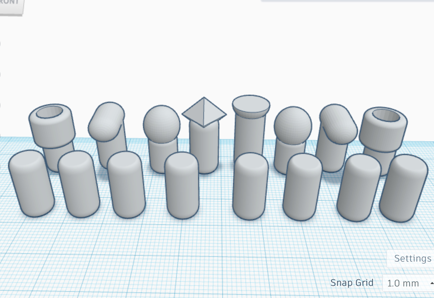 Chess Set Mini by Warmaker | Download free STL model | Printables.com