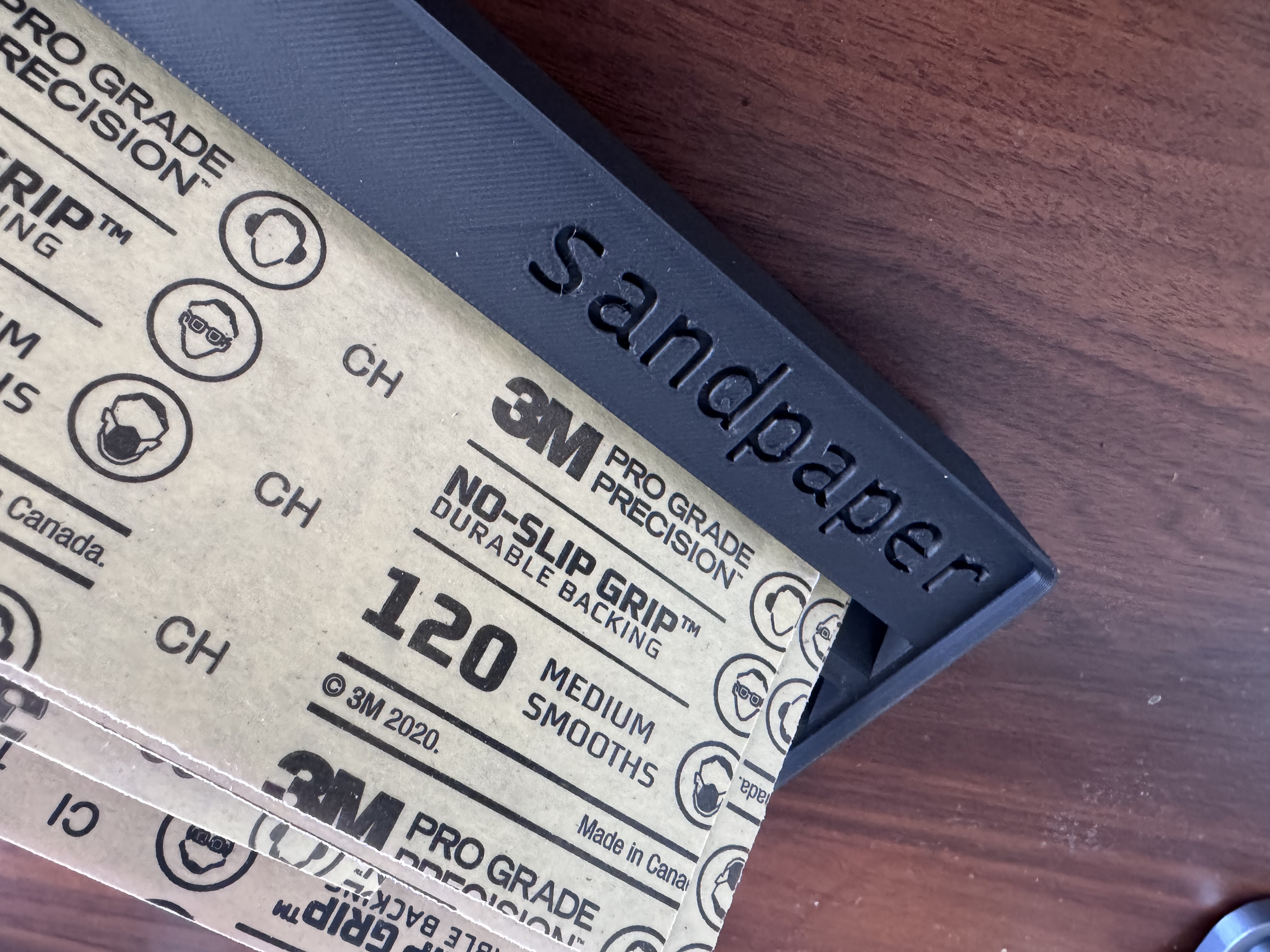 Gridfinity Sandpaper Storage