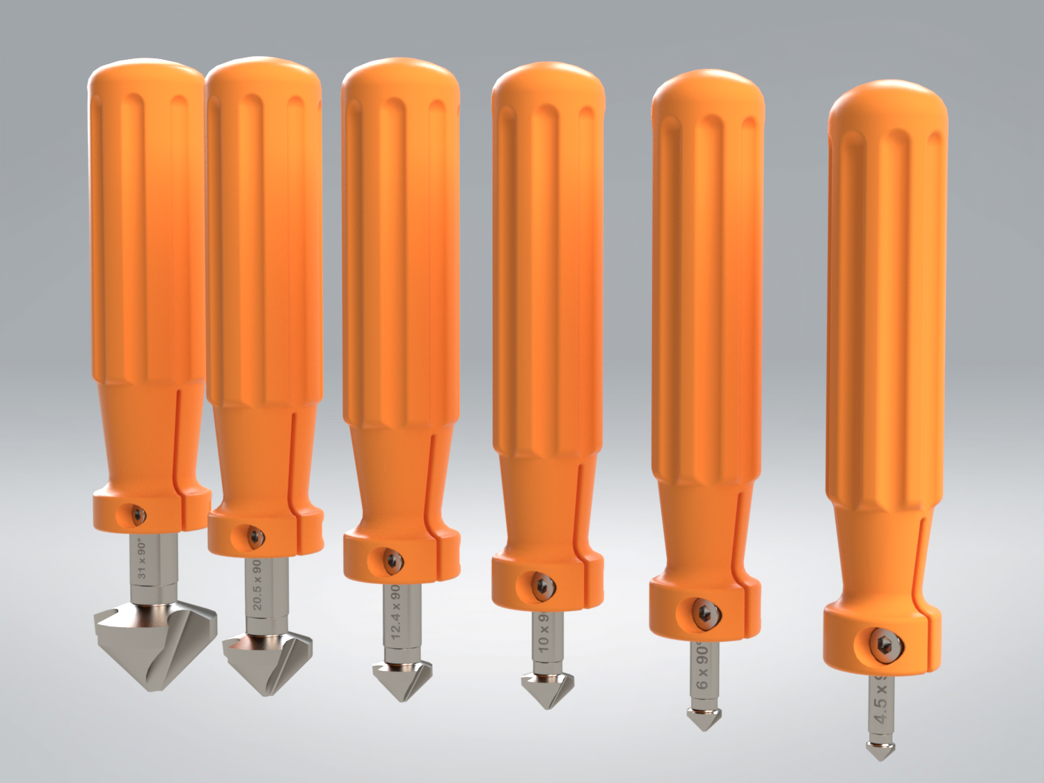Universal Tool Handle for Countersinks and Other Tools Ø4–Ø16 mm