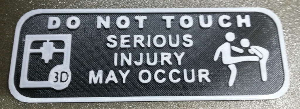 Do not touch