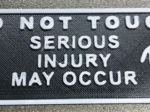 Do not touch