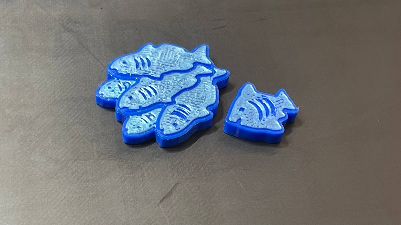 The Isle of Cats - Fish Pieces - Multi-color